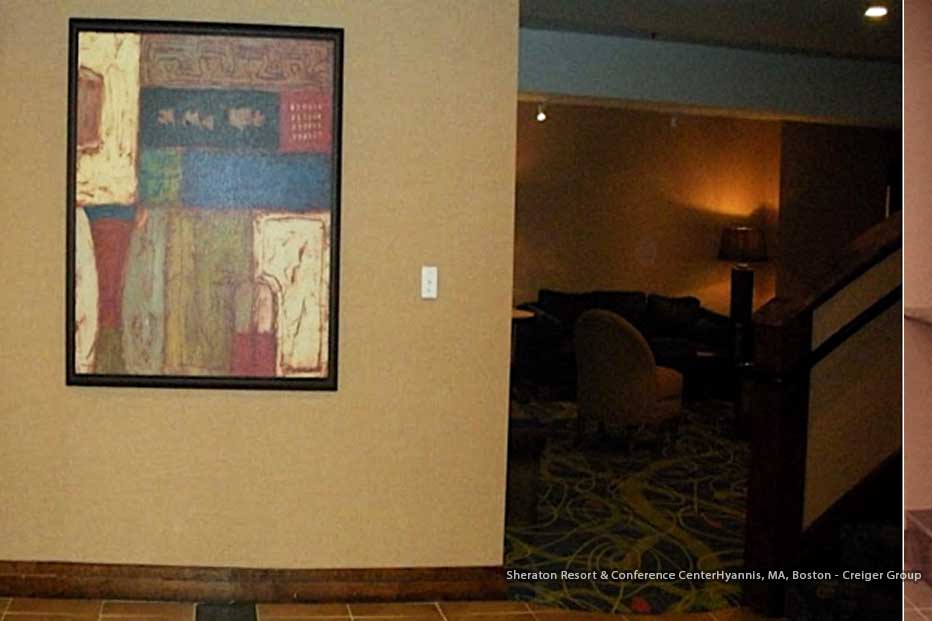 Boston Art Rentals - Creiger Group - Sheraton Resort & Conference Center Hyannis, MA